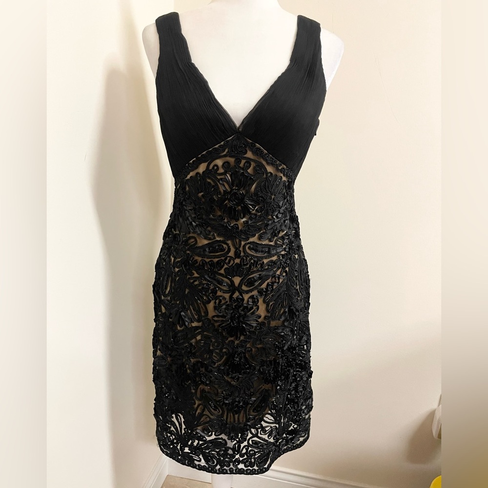 Elegant Black Lace Dress